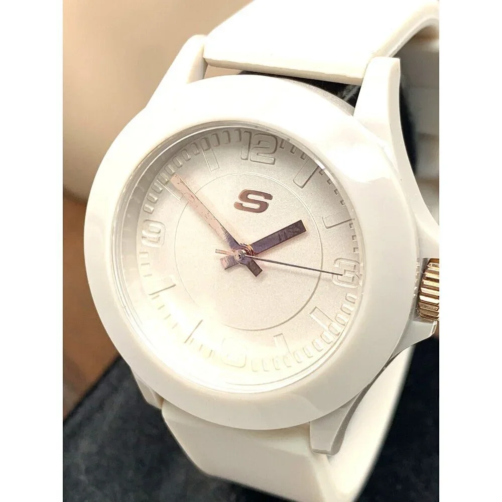 Skechers Women's Watch SR6172W Quartz Beige Rubber Band 40mm